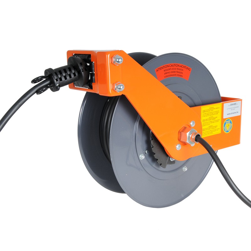Automatic cable reel with electric cable 3G2,5 - 20 m in open drum Automatic cable reel with electric cable 3G2,5 - 20 m in open drum