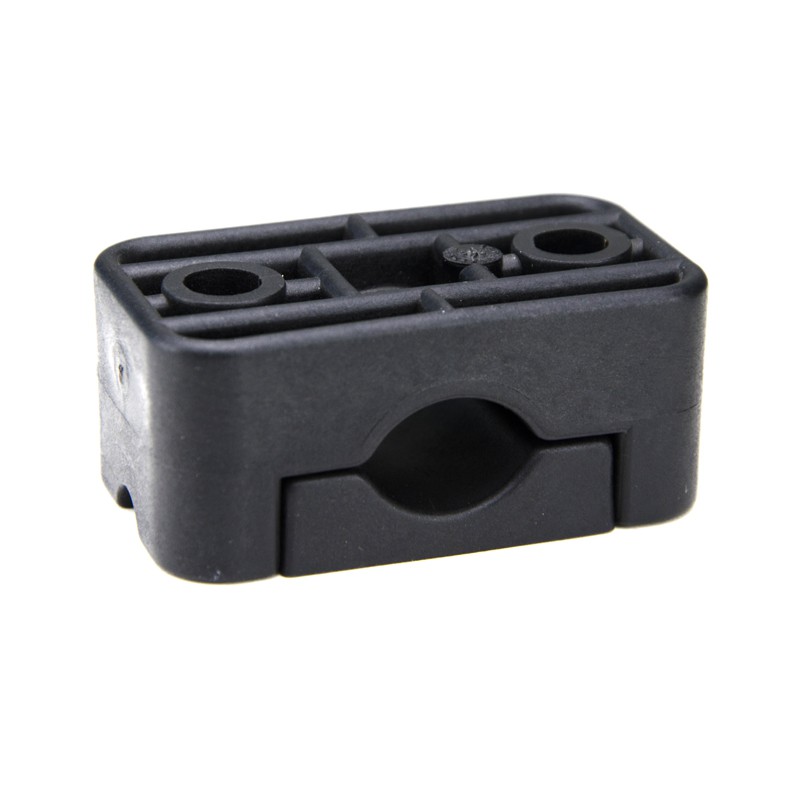 Cable cleat for single cable diameter 18 to 26 mm